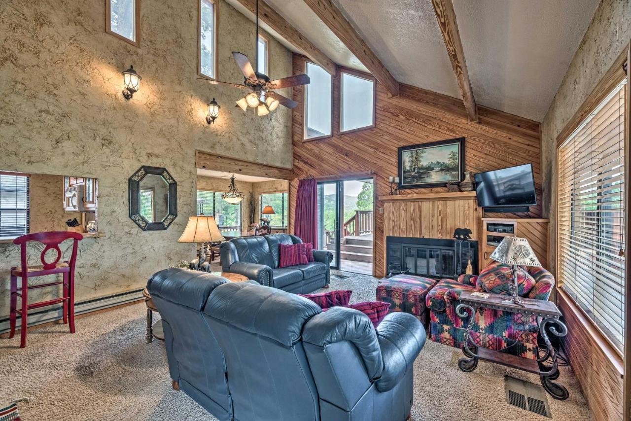 Cozy Ruidoso Cabin With Private Hot Tub And Large Deck Exterior foto