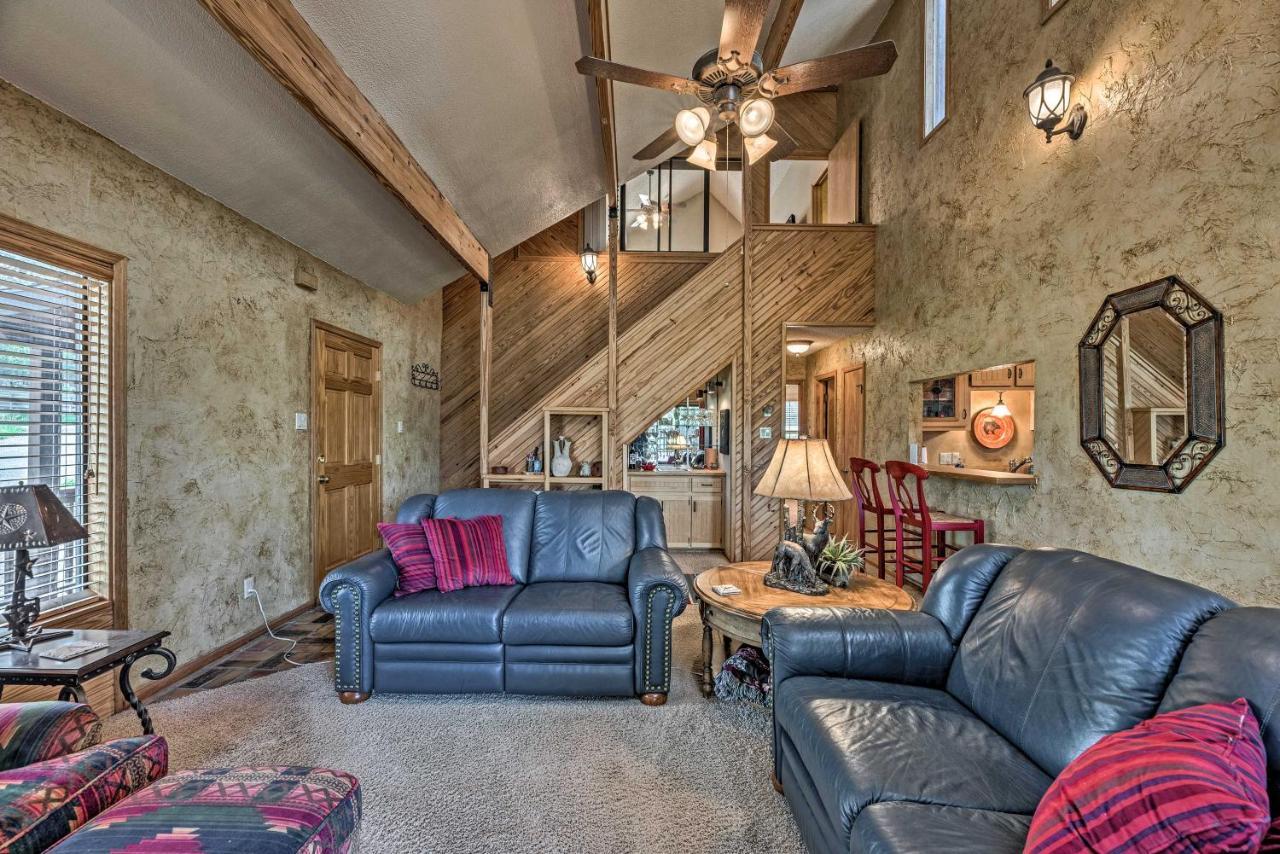 Cozy Ruidoso Cabin With Private Hot Tub And Large Deck Exterior foto
