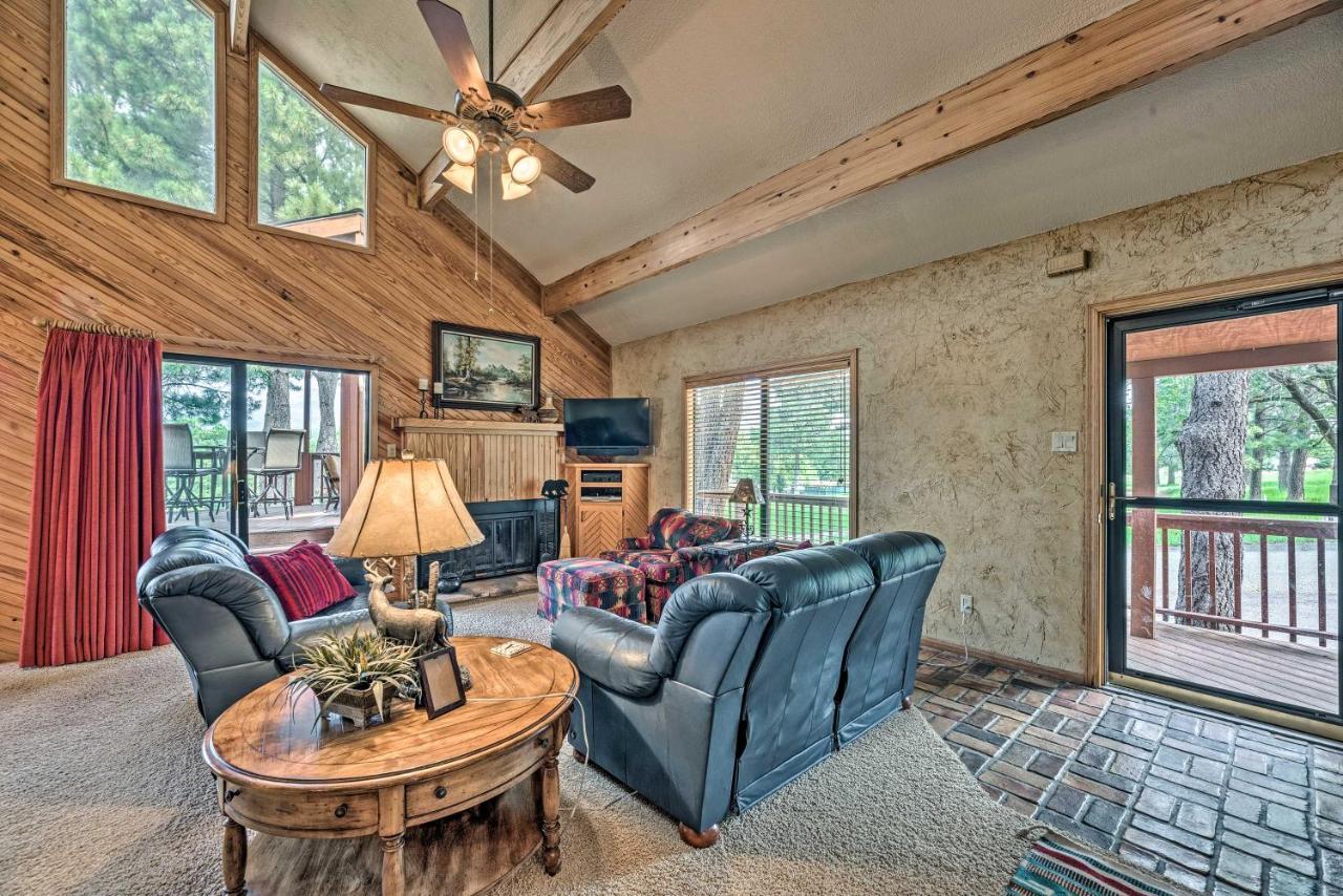 Cozy Ruidoso Cabin With Private Hot Tub And Large Deck Exterior foto