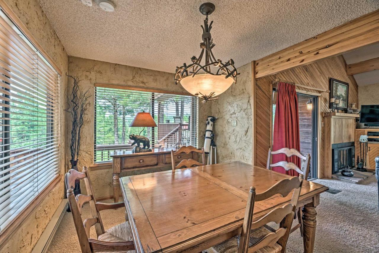 Cozy Ruidoso Cabin With Private Hot Tub And Large Deck Exterior foto